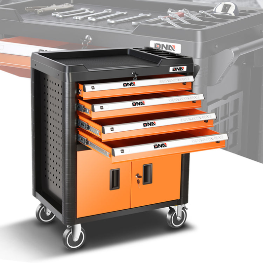 HERRAMIENTAS 4 DRAWERS - PLASTIC - TOP ROLLER CABINET