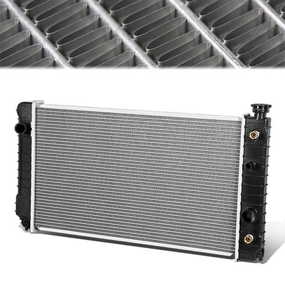 RADIADOR RADIATOR - OEM - 85-94 GMC SAFARI 4.3 V6 / 85-94 CHEVY ASTRO 4.3 V6 - FITS AUTOMATIC TRANSMISSION MODELS WITH OIL COOLERS - DPI 681