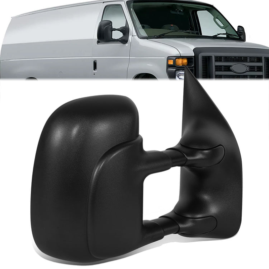 RETROVISOR MIRROR - OE STYLE - FORD E-150 03-08 - FORD E-250 03-08 - FORD E-350 03-08 - FORD E-450 03-08 - WITH POWER - PASSENGER SIDE - PAINT TO MATCH - BLACK