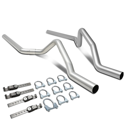 CATBACK 99-06 CHEVY SILVERADO, GMC SIERRA / 2007 CHEVY SILVERADO CLASSIC, GMC SIERRA CLASSIC - FITS VEHICLES WITH 4.3L, 4.8L, 5.3L ENGINES - FOR USE WITH DUAL OUTLET MUFFLER ONLY - FITS VEHICLES WITH 119", 133", 143.5" WHEELBASE