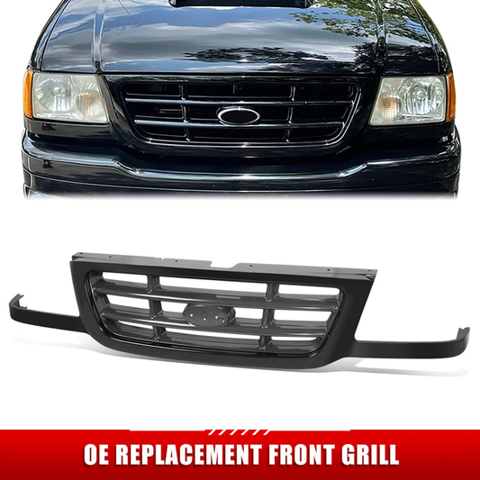 PARRILLA GRILLE - FD RANGR '98-'00/01-'03/04-05/ GRILLE ASS'Y 01-03/ BLACK/DARK-GRAY/ (PTM)(2WD)//PARTS.NO,FO1200393//OEM NO,3L5Z8200AA