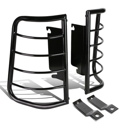 PROTECTOR FAROS TRASEROS TAIL LIGHT GUARD - 08-16 FORD F-250, F-350, F-450 - SUPER DUTY - BLACK