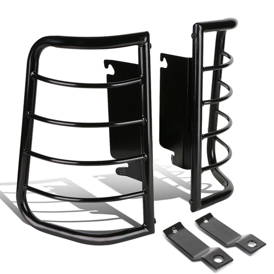 PROTECTOR FAROS TRASEROS TAIL LIGHT GUARD - 08-16 FORD F-250, F-350, F-450 - SUPER DUTY - BLACK
