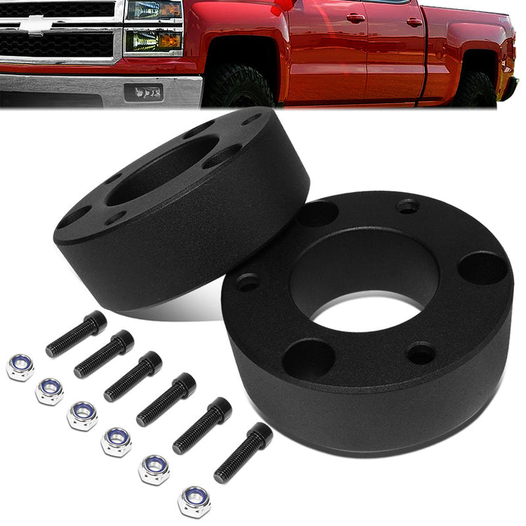 KIT ELEVACION 07-22 CHEVY SILVERADO 1500 / 07-22 GMC SIERRA 1500 - FITS MODELS WITHOUT AUTOMATIC LEVELING SYSTEM / ELECTRONIC SUSPENSION - FRONT - 3" LIFT - UPPER MOUNT
