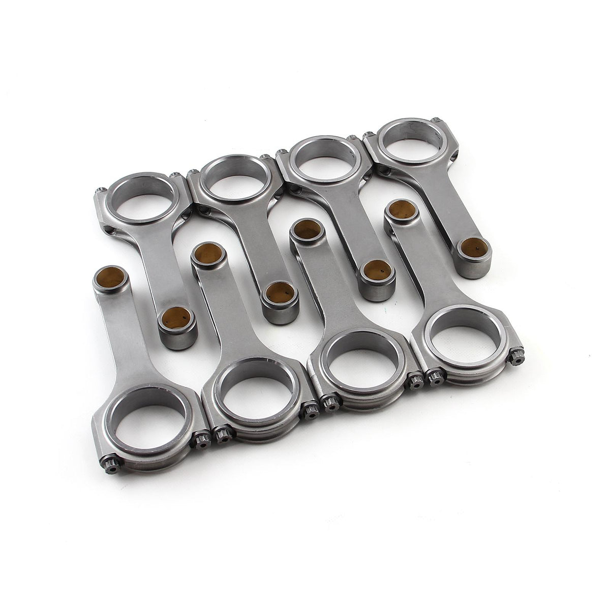 H Beam 6.000" 2.000" .927" Bronze Bush 4340 Connecting Rods Suits: Chevy SBC 350