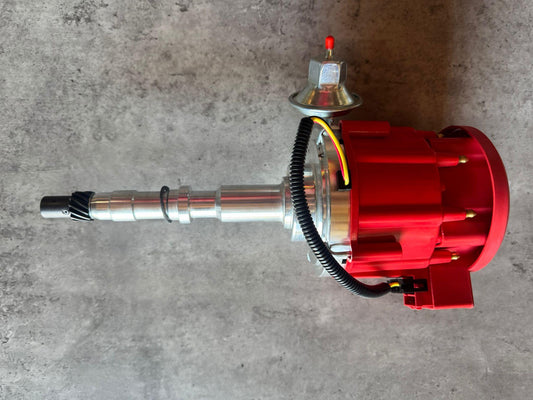 Amc Jeep 290 304 360 401 6000 Series 65K Coil HEI Distributor [Red]