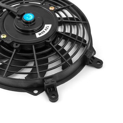 9" Reversable 12V 'S' Blade Radiator Electric Thermo Fan