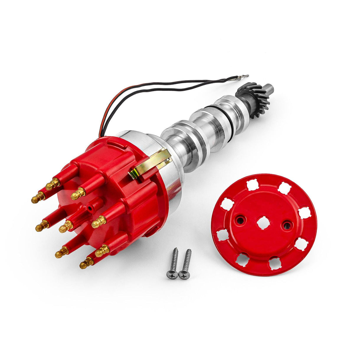 Ford Fe 390 427 428 8000 Series Pro Billet Distributor [Red]