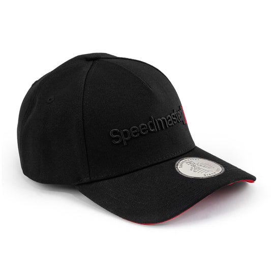 Speedmaster 5-Panel Curved Brim Snapback Cap – Stealth Edition