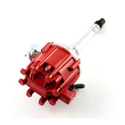 Chevy SBC 350 BBC 454 Thunder Series 65K Coil HEI Distributor [Red]