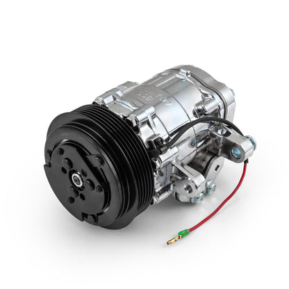 Serpentine Belt Sanden Style 7176 Small Body Chrome AC Air Compressor