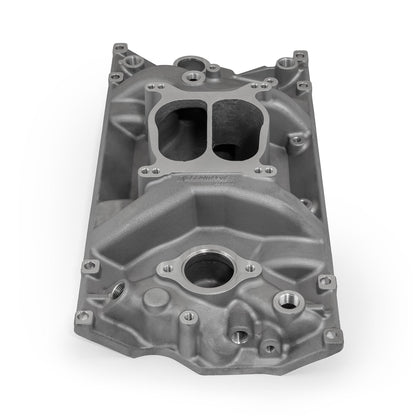 Chevy SBC 350 Vortec LowRise Aluminum Intake Manifold [Satin]