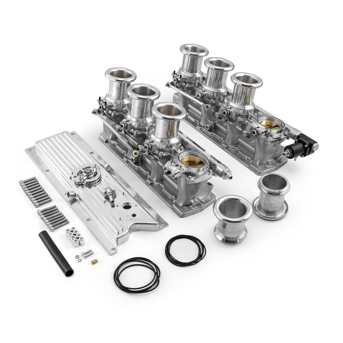 Chevy GM LS1 Downdraft EFI Stack Intake Manifold System Complete [Polished]