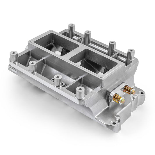 Ford SB 289 302 Windsor 6-71 8-71 Supercharger Aluminum Intake Manifold [Polished]