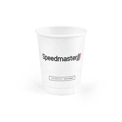 Speedmaster 8oz Double Wall Insulated Coffee Cups - Pack of 25 [White]