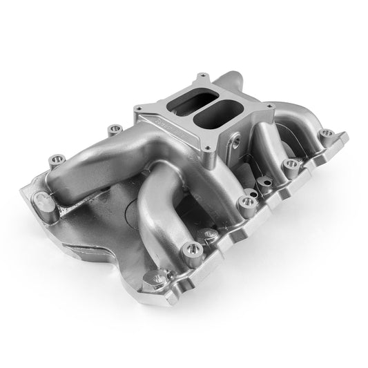 Ford 351W Block Cleveland 3V Heads Clevor MID-AIR™ MidRise Intake Manifold [Polished]