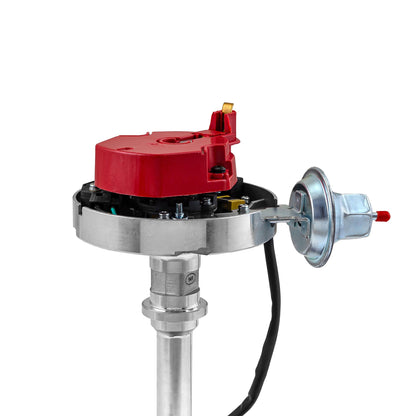Chevy SBC 350 BBC 454 6000 Series 65K Coil HEI Distributor [Red]