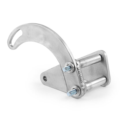 Chevy SBC 350 Long Water Pump Lwp Power Steering Bracket Kit Chrome