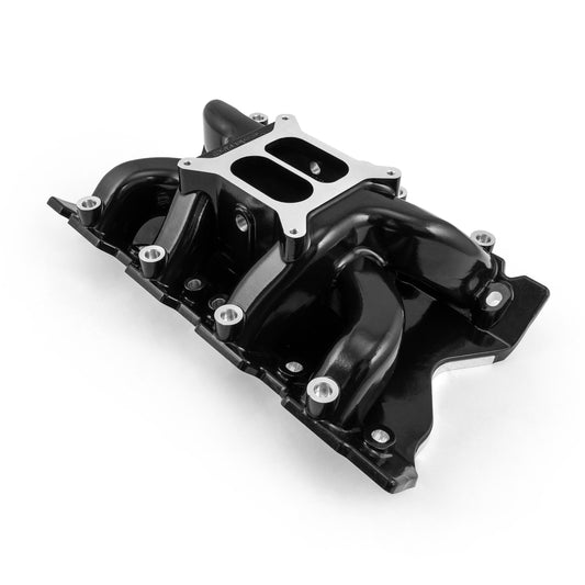 Ford 351C Cleveland 3V (4V w/Tongues) MID-AIR™ MidRise Intake Manifold [Black]