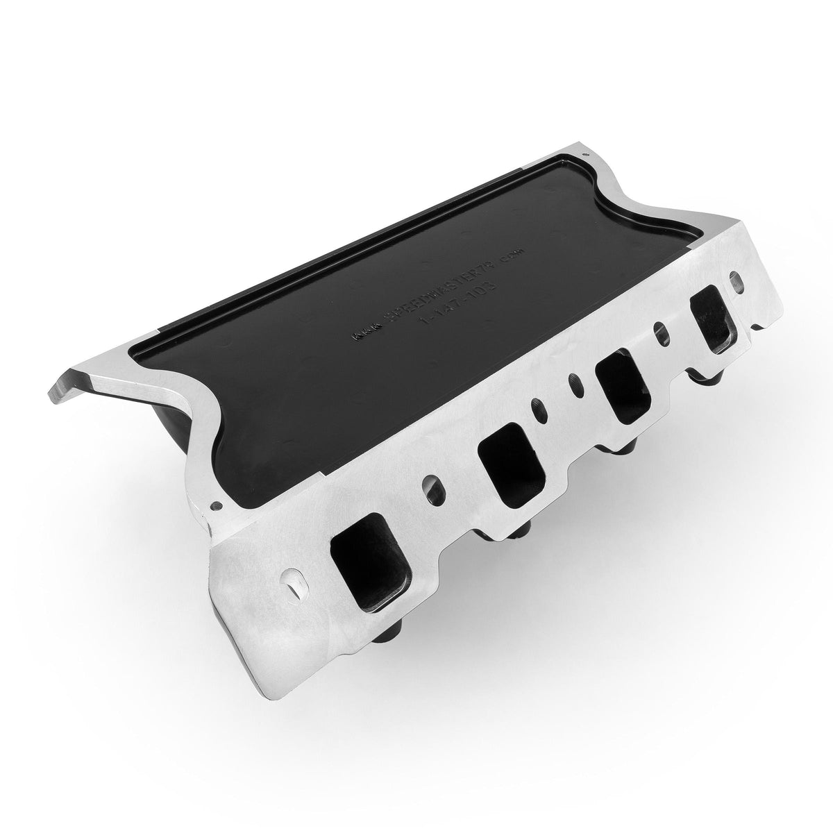 Ford 351C Cleveland 3V (4V w/Tongues) MID-AIR™ MidRise Intake Manifold [Black]
