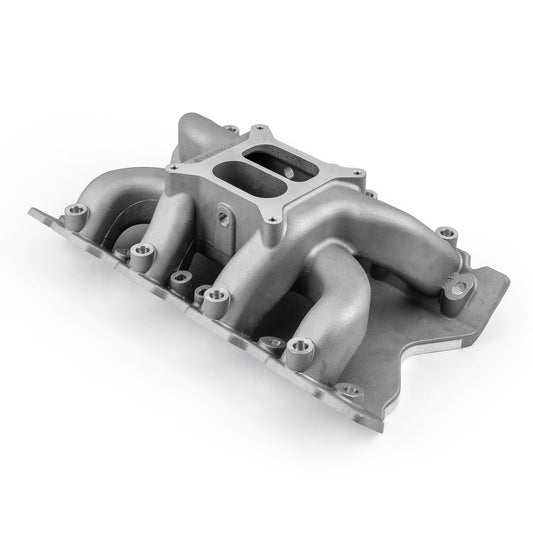 Ford 351C Cleveland 3V (4V w/Tongues) MID-AIR™ MidRise Intake Manifold [Satin]