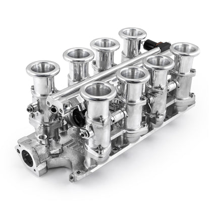 Ford SB 289 302 Windsor Downdraft EFI Stack Intake Manifold System Polished