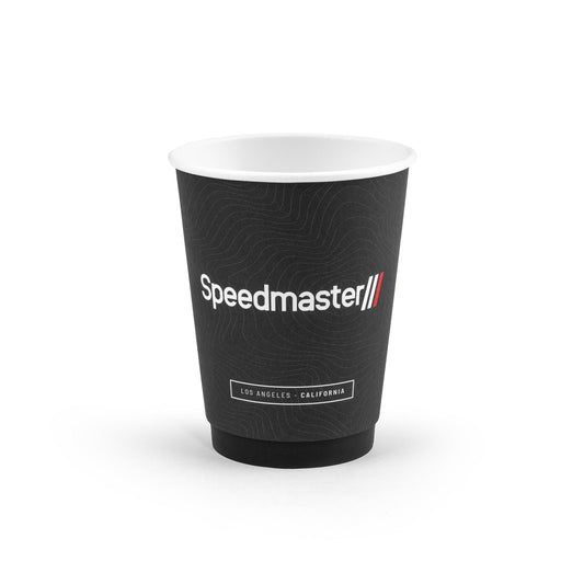 Speedmaster 8oz Double Wall Insulated Coffee Cups - Pack of 25 [Black]