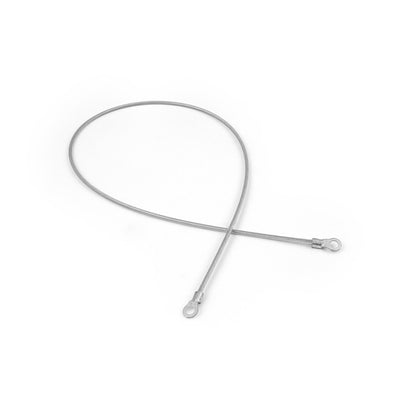 24" Plastic Covered Hood Pin Lanyard Chord
