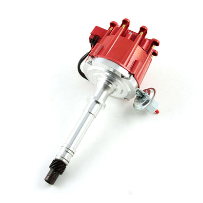 Chevy SBC 350 BBC 454 Thunder Series 65K Coil HEI Distributor [Red]
