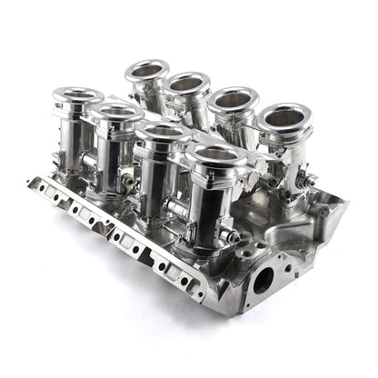 Ford FE 390 427 428 Downdraft EFI Stack Intake Manifold System Complete Polished