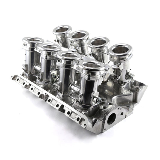 Ford FE 390 427 428 Downdraft EFI Stack Intake Manifold System Complete Polished