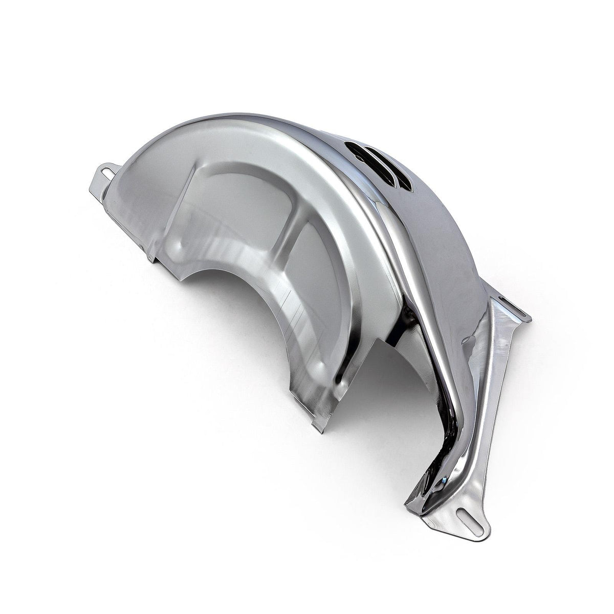Chevy Gm Turbo Th350 400 Flywheel Dust Cover Chrome (2 7/8" Starter Slot)