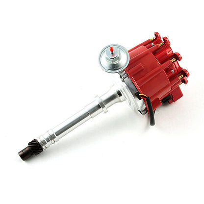 Chevy SBC 350 BBC 454 Thunder Series 65K Coil HEI Distributor [Red]