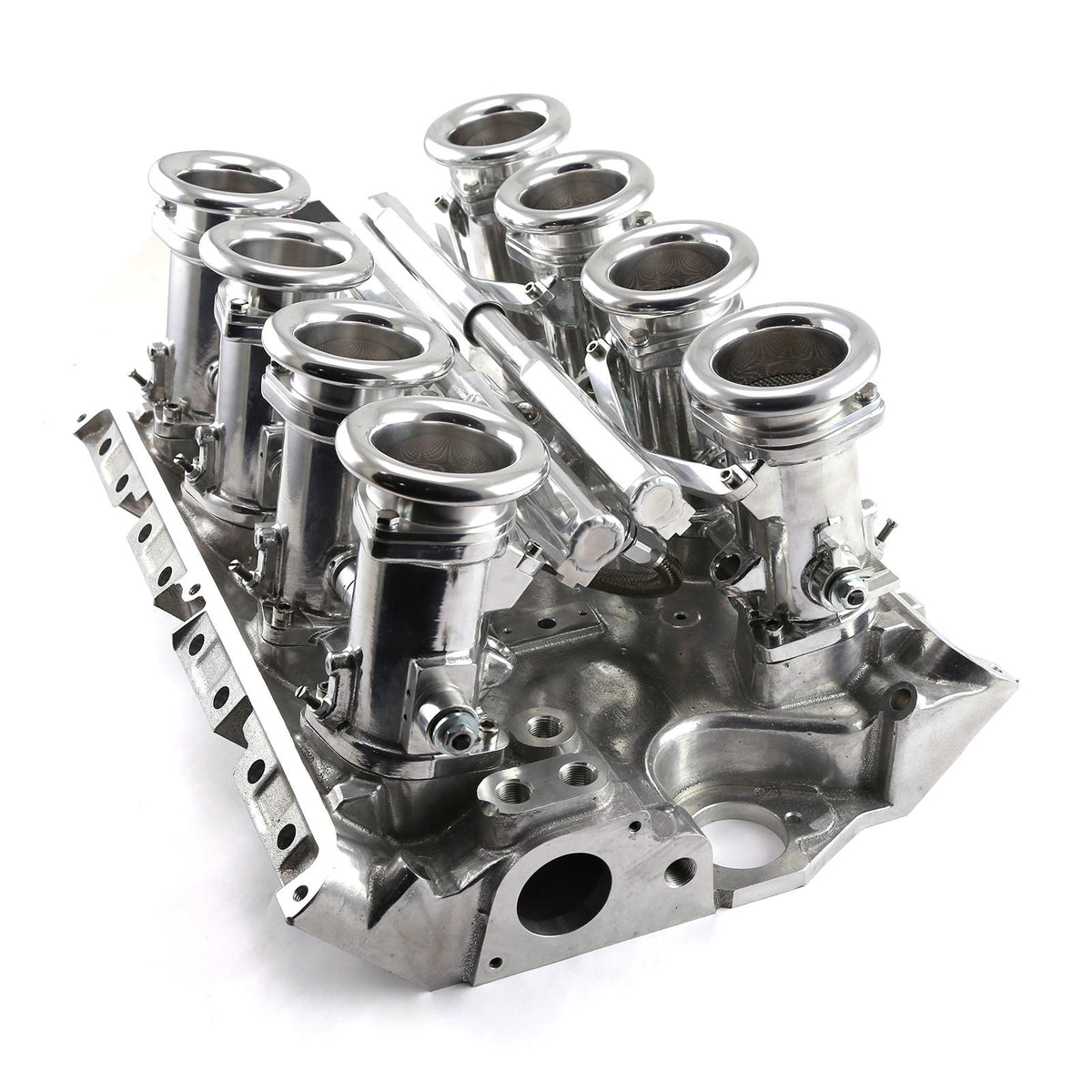 Ford FE 390 427 428 Downdraft EFI Stack Intake Manifold System Complete Polished