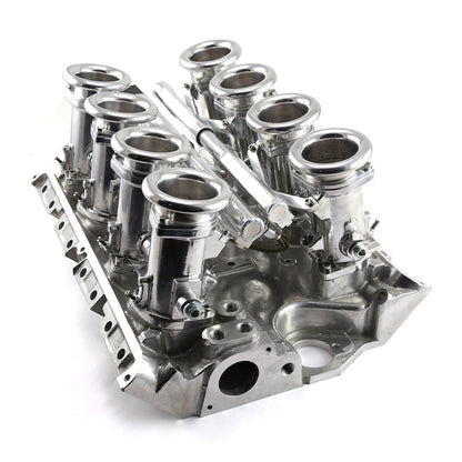 Ford FE 390 427 428 Downdraft EFI Stack Intake Manifold System Complete Polished