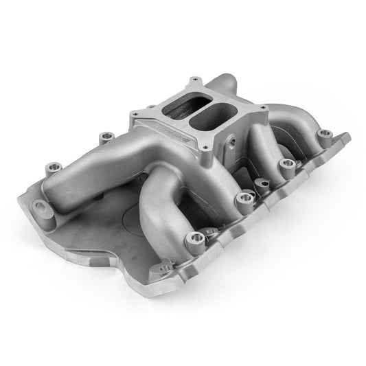 Ford 351W Block Cleveland 3V Heads Clevor MID-AIR™ MidRise Intake Manifold [Satin]