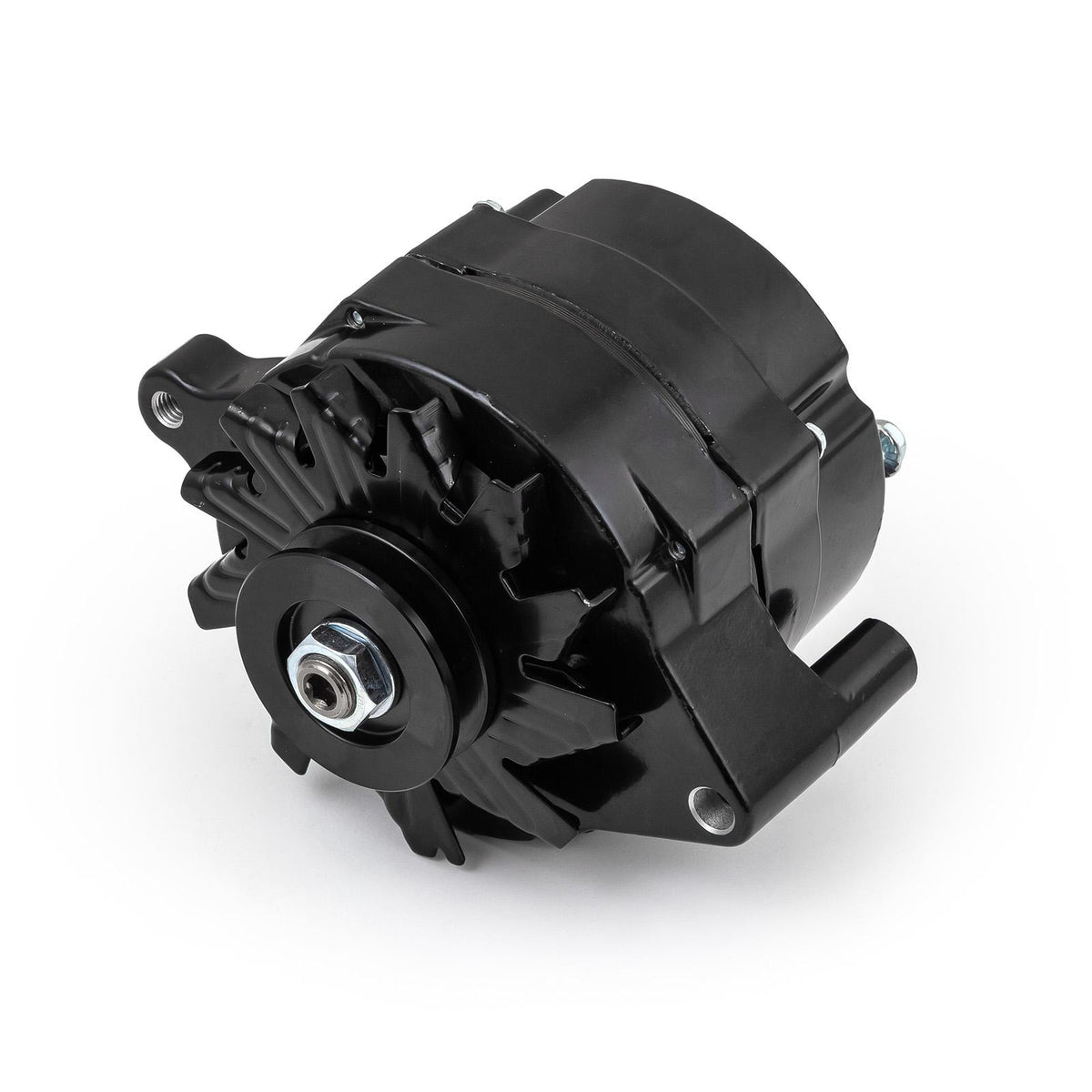 Ford 1G 1963-1995 110 Amp V-Belt High Output Alternator [Black]