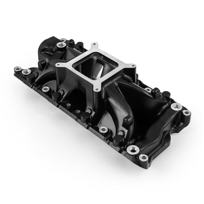 Ford SB 260 289 302 Windsor HiRise Aluminum Intake Manifold [Black]