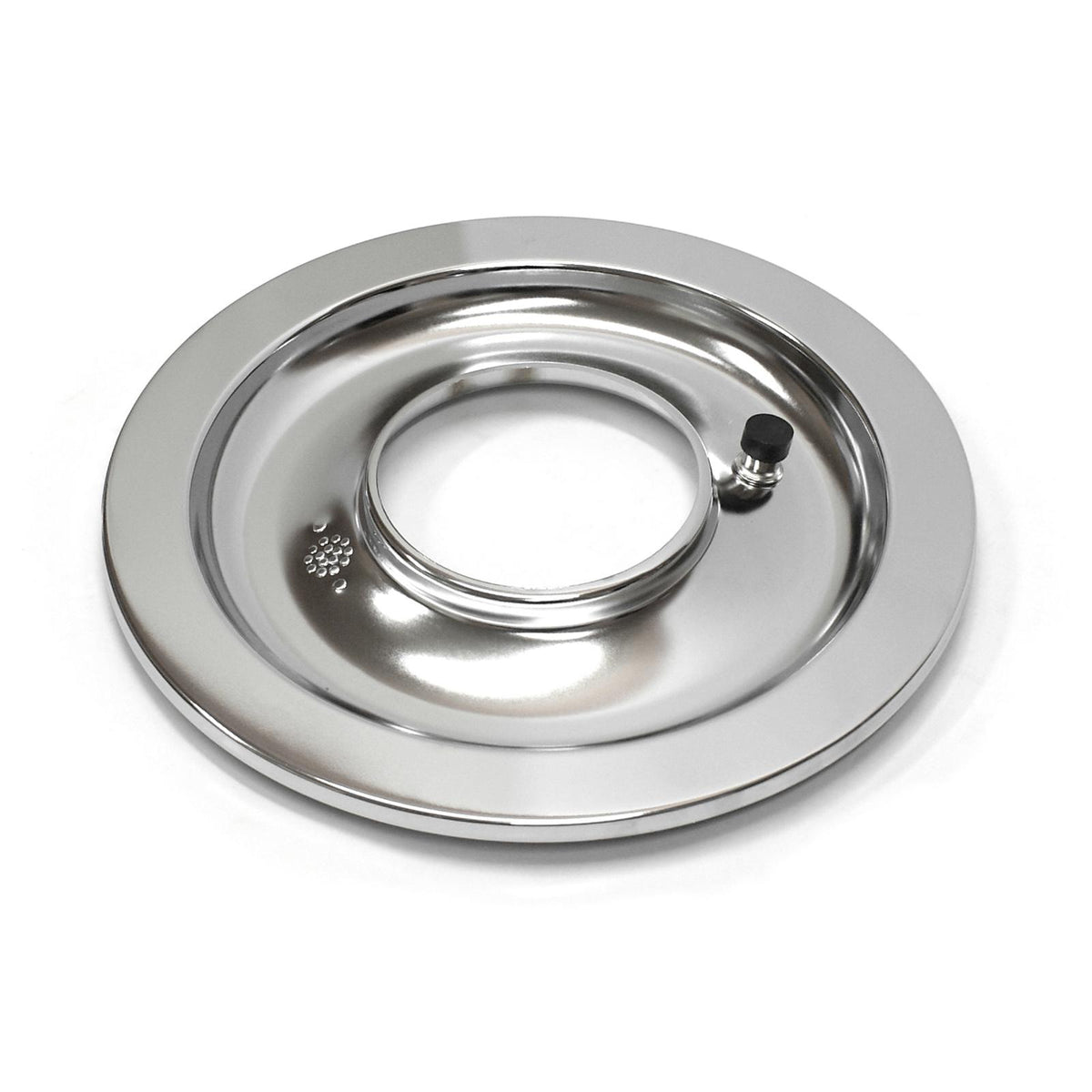 14" Chrome Flat Air Cleaner Base