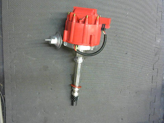 Chevy SBC 350 BBC 454 6000 Series 65K Coil HEI Distributor [Red]