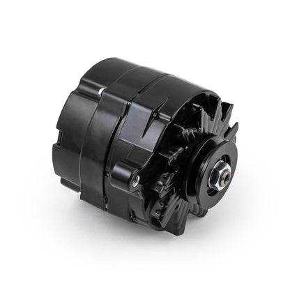 Ford 1G 1963-1995 110 Amp V-Belt High Output Alternator [Black]