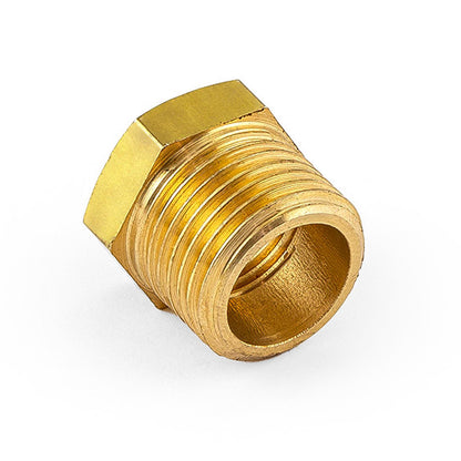 1/2" Npt to 3/8" Npt Straight Brass Reducer Only
