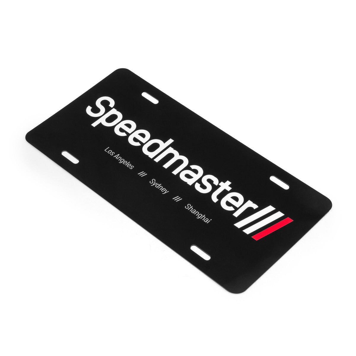 Speedmaster Aluminum License Plate for Vehicles