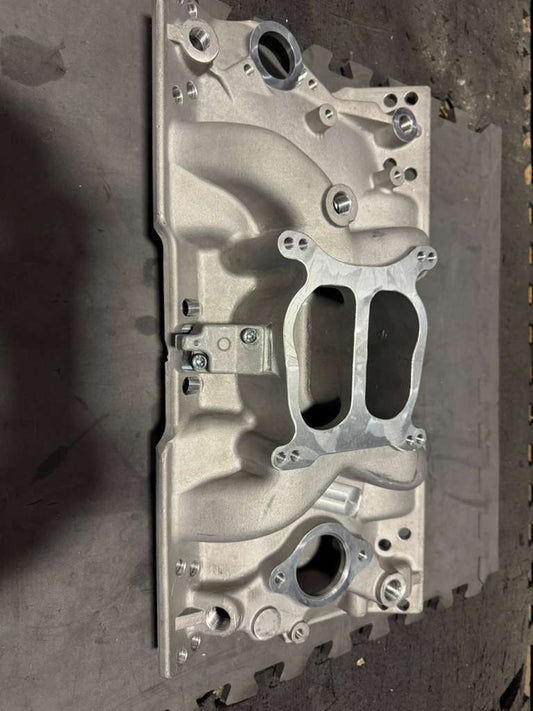 Chevy SBC 350 LowRise Intake Manifold [Satin]