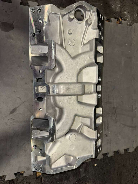 Chevy SBC 350 LowRise Intake Manifold [Satin]