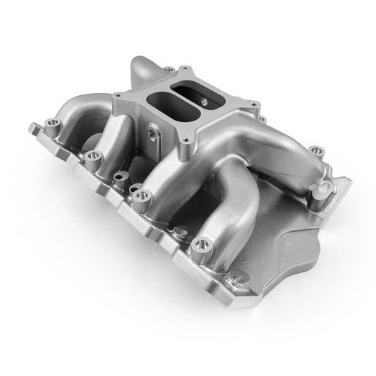 Ford 351W Block Cleveland 3V Heads Clevor MID-AIR™ MidRise Intake Manifold [Polished]
