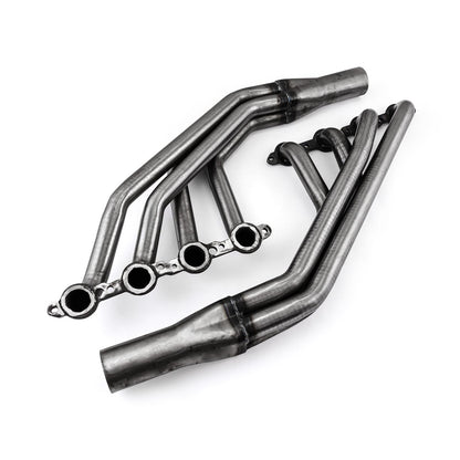 Chevy LS Camaro 10-14 Raw Steel Exhaust Headers O2 Sensor Insertion