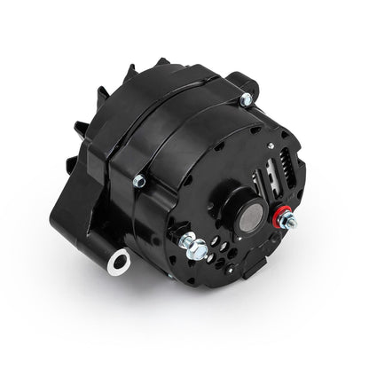 Ford 1G 1963-1995 110 Amp V-Belt High Output Alternator [Black]