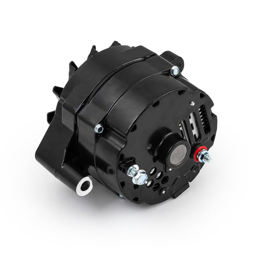Ford 1G 1963-1995 110 Amp V-Belt High Output Alternator [Black]
